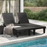 Double Sun Lounger 155X138X83 Cm Polypropylene