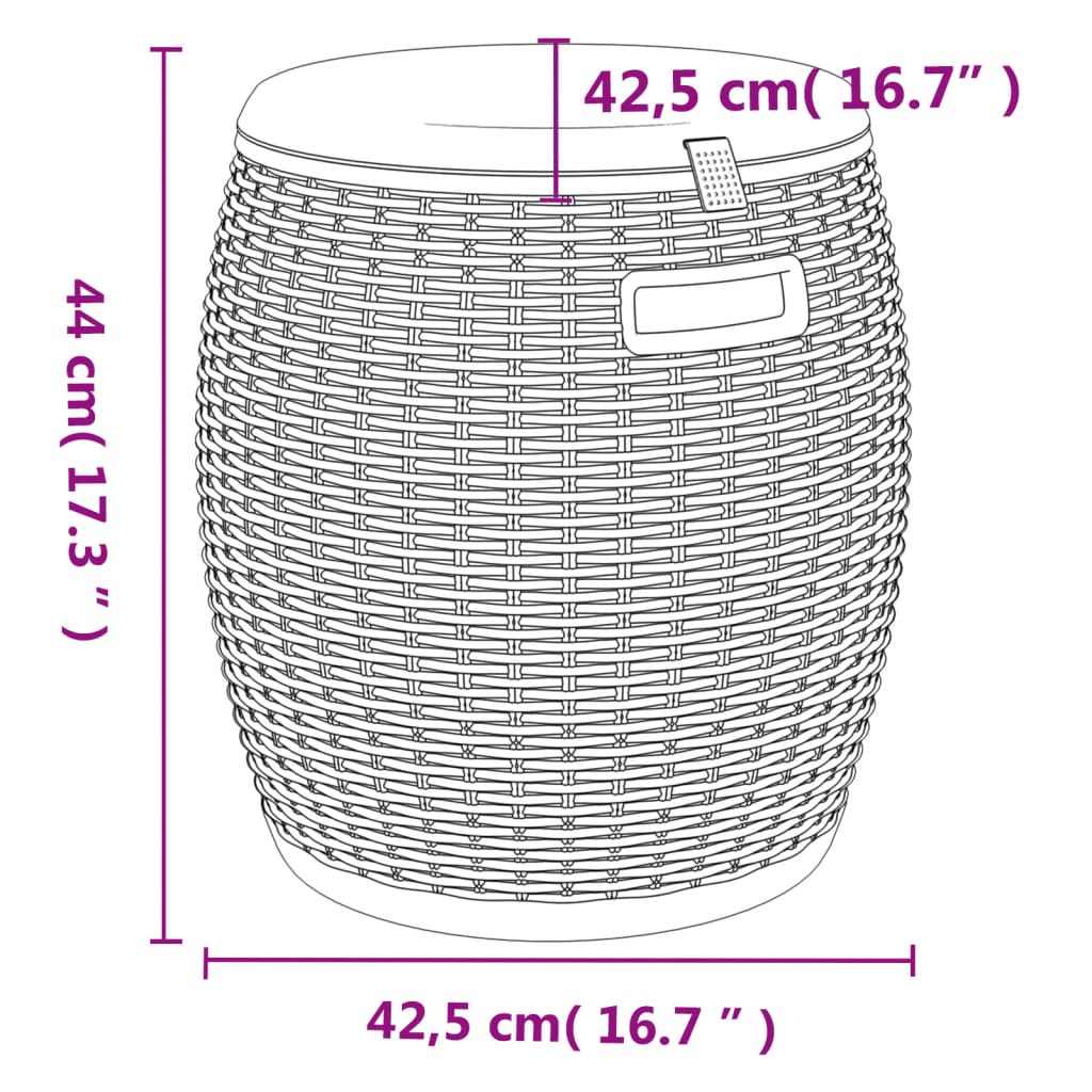 4-In-1 Garden Storage Box Polypropylene