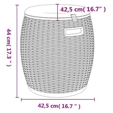 4-In-1 Garden Storage Box Polypropylene