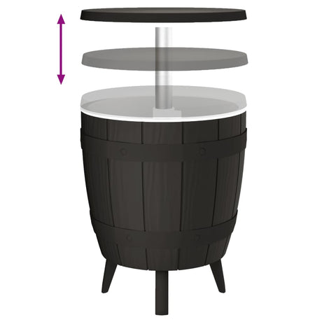 3-In-1 Ice Cooler Table Polypropylene