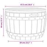 3-In-1 Garden Storage Box Polypropylene
