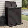 Outdoor Garbage Bin 78X41X86 Cm Polypropylene
