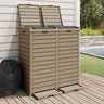Outdoor Garbage Bin 78X41X86 Cm Polypropylene