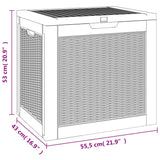 Garden Storage Box 55.5X43X53 Cm Polypropylene