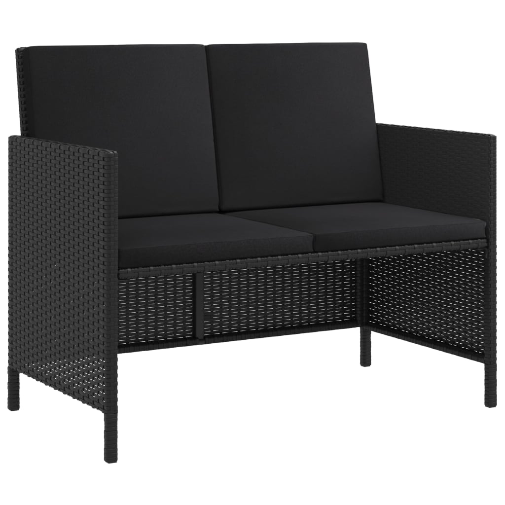 6 Piece Garden Dining Set With Cushions Poly Rattan