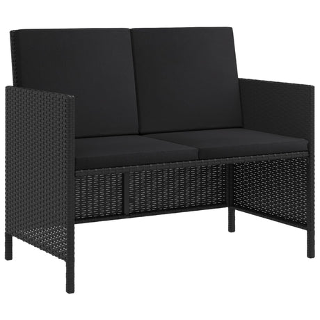 6 Piece Garden Dining Set With Cushions Poly Rattan