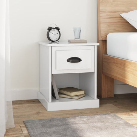 Bedside Cabinet 39X39X47.5 Cm Engineered Wood