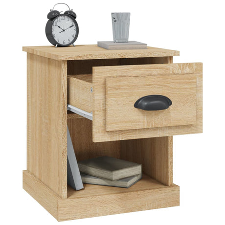 Bedside Cabinet 39X39X47.5 Cm Engineered Wood