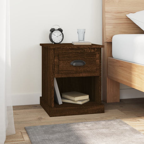 Bedside Cabinet 39X39X47.5 Cm Engineered Wood