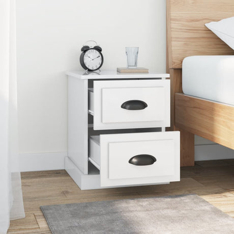 Bedside Cabinet 39X39X47.5 Cm Engineered Wood