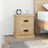 Bedside Cabinet 39X39X47.5 Cm Engineered Wood