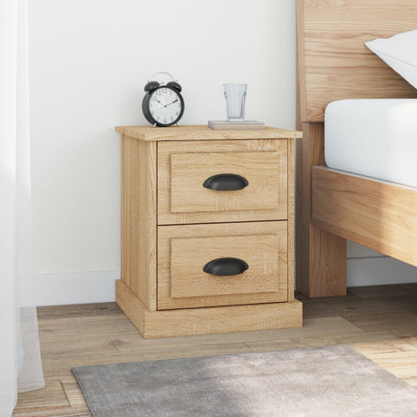Bedside Cabinet 39X39X47.5 Cm Engineered Wood