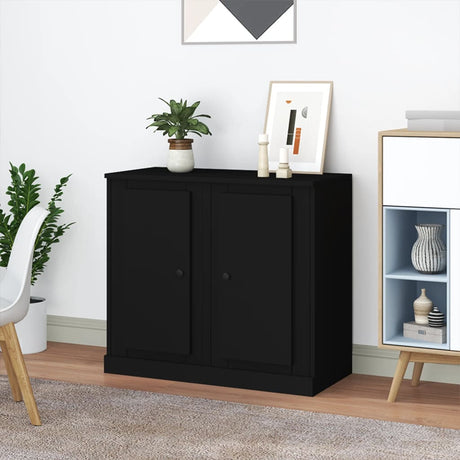 Sideboards 2 Pcs 37.5X35.5X67.5 Cm Engineered Wood