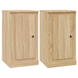 Sideboards 2 Pcs 37.5X35.5X67.5 Cm Engineered Wood