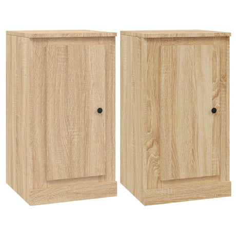 Sideboards 2 Pcs 37.5X35.5X67.5 Cm Engineered Wood