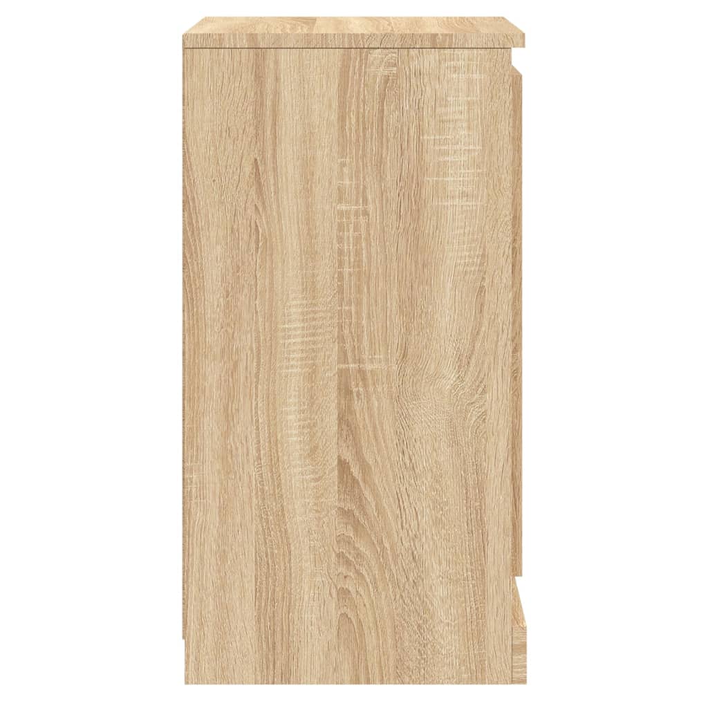 Sideboards 2 Pcs 37.5X35.5X67.5 Cm Engineered Wood