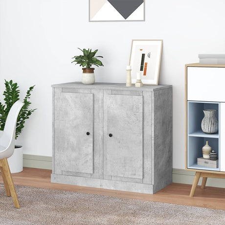 Sideboards 2 Pcs 37.5X35.5X67.5 Cm Engineered Wood