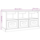 Tv Cabinet 100X35X50 Cm Engineered Wood