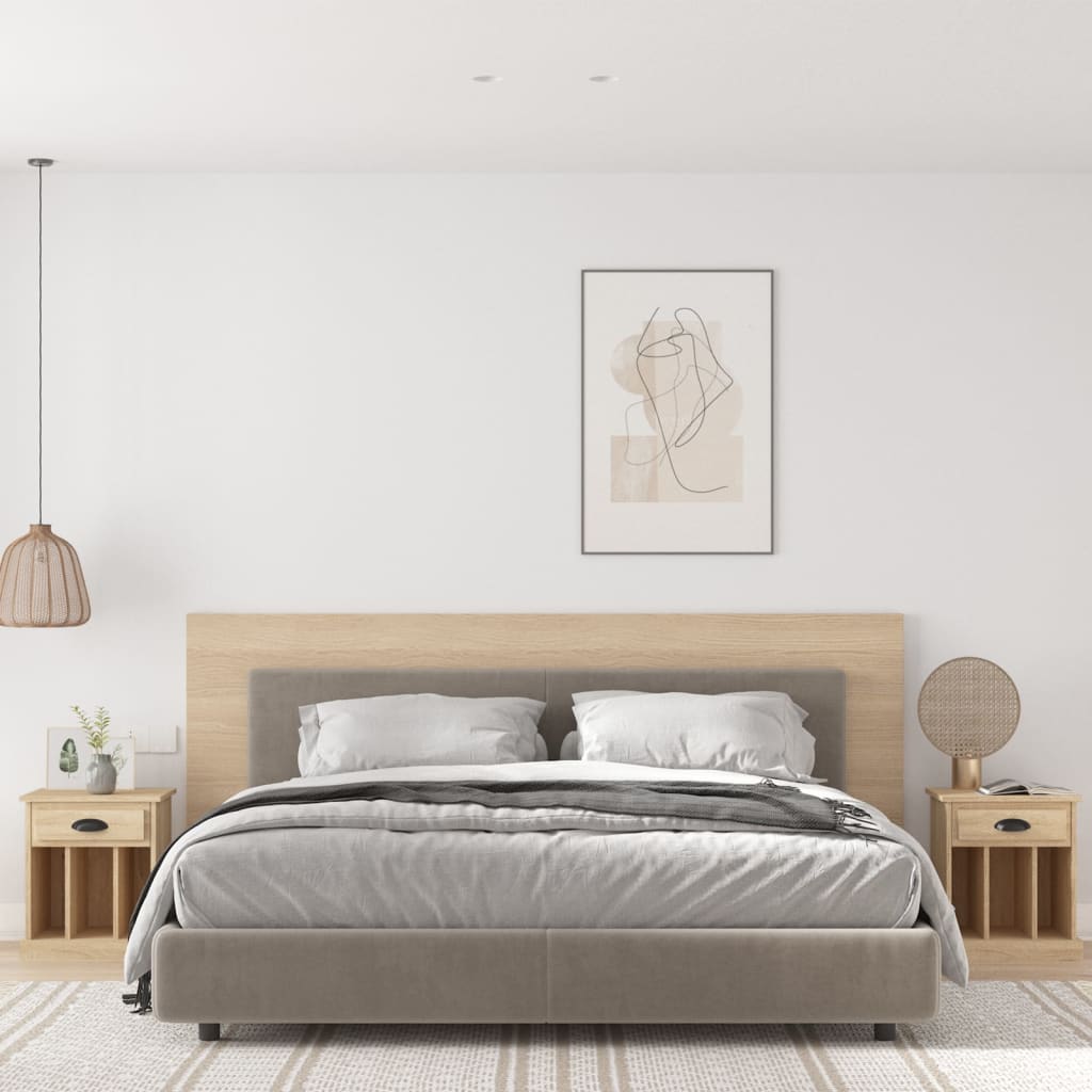 Bedside Cabinets 2 Pcs 43X36X50 Cm