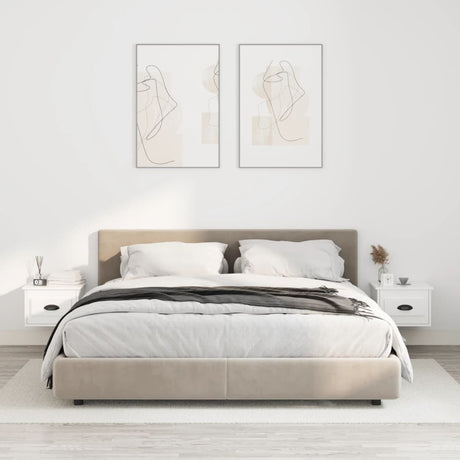 Wall-Mounted Bedside Cabinet 41.5X36X28Cm