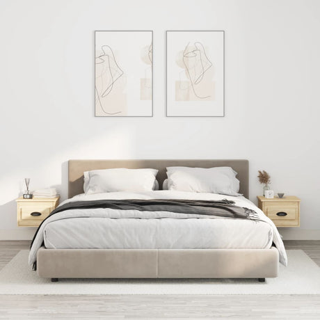 Wall-Mounted Bedside Cabinet 41.5X36X28Cm