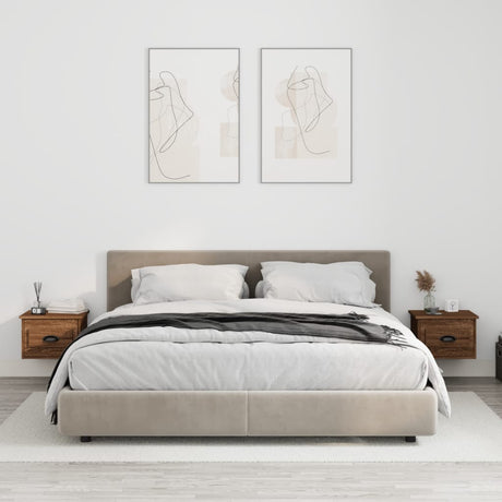 Wall-Mounted Bedside Cabinet 41.5X36X28Cm