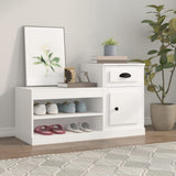 Shoe Cabinet 100X42X60 Cm Engineered Wood