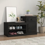 Shoe Cabinet 100X42X60 Cm Engineered Wood