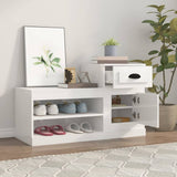 Shoe Cabinet 100X42X60 Cm Engineered Wood