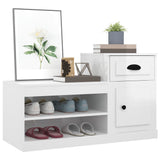 Shoe Cabinet 100X42X60 Cm Engineered Wood