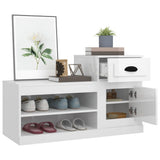 Shoe Cabinet 100X42X60 Cm Engineered Wood
