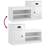 Shoe Cabinet 100X42X60 Cm Engineered Wood