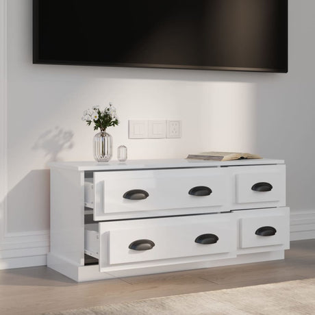 Tv Cabinet 100X35.5X45 Cm Engineered Wood