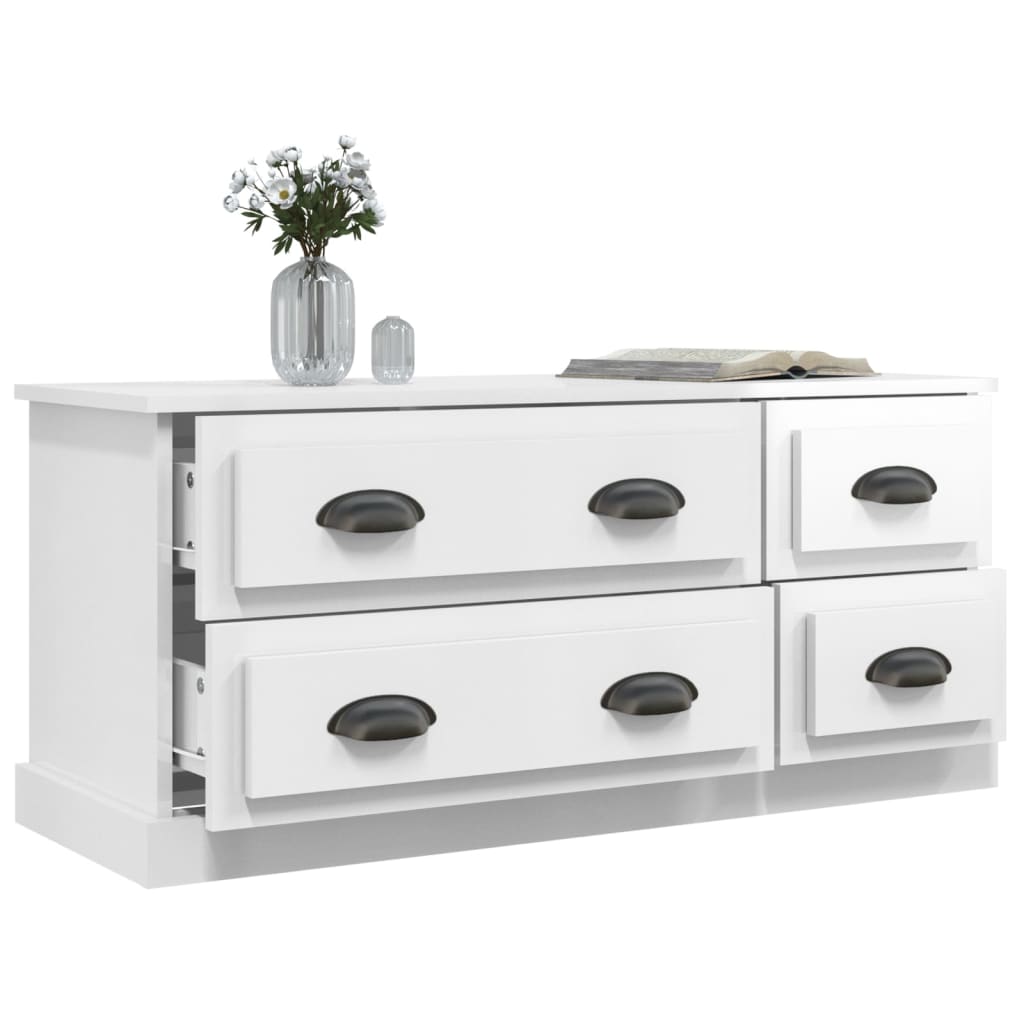 Tv Cabinet 100X35.5X45 Cm Engineered Wood