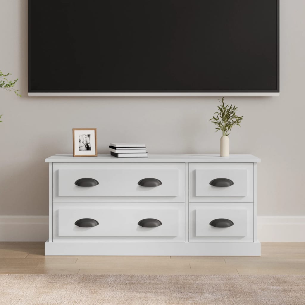 Tv Cabinet 100X35.5X45 Cm Engineered Wood