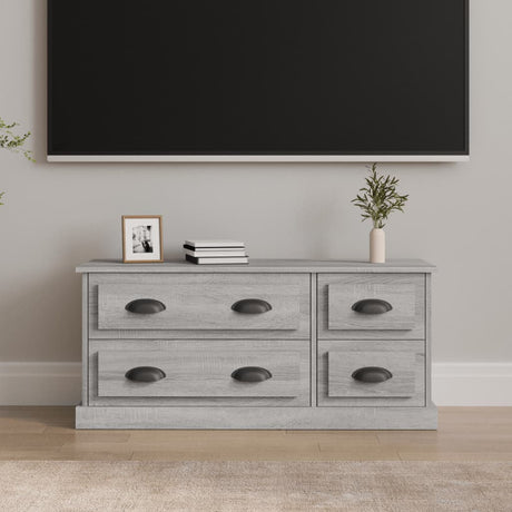 Tv Cabinet 100X35.5X45 Cm Engineered Wood