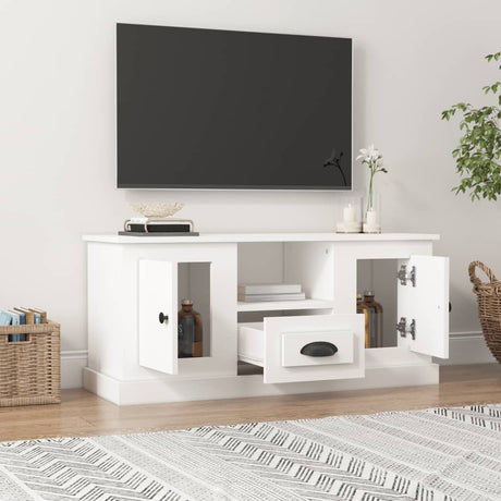 Tv Cabinet 100X35.5X45 Cm Engineered Wood