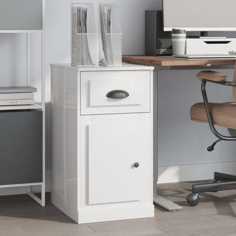 Side Cabinet With Drawer 40X50X75 Cm Engineered Wood