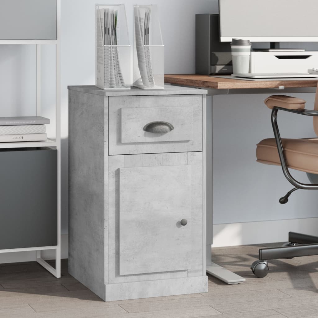 Side Cabinet With Drawer 40X50X75 Cm Engineered Wood