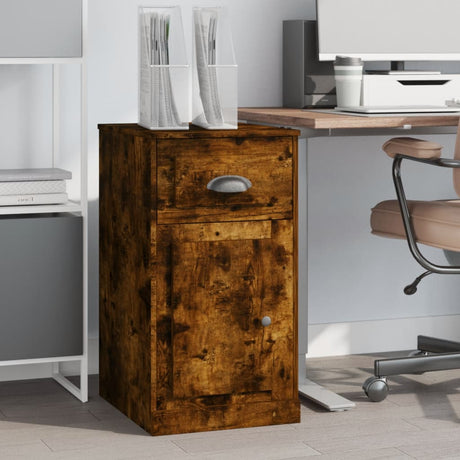 Side Cabinet With Drawer 40X50X75 Cm Engineered Wood