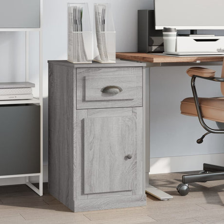 Side Cabinet With Drawer 40X50X75 Cm Engineered Wood