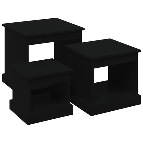 Coffee Tables 3 Pcs Engineered Wood