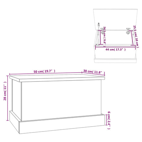 Storage Box Engineered Wood