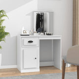 Dressing Table 90X50X132.5 Cm Engineered Wood