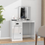Dressing Table 90X50X132.5 Cm Engineered Wood
