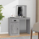 Dressing Table 90X50X132.5 Cm Engineered Wood