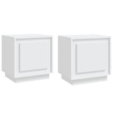 Bedside Cabinets 2 Pcs 44X35X45 Cm Engineered Wood