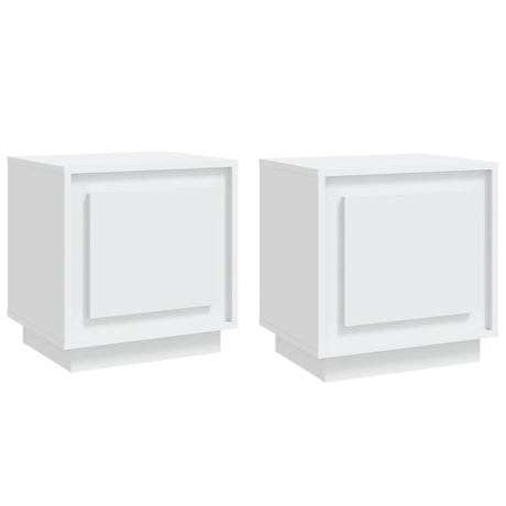 Bedside Cabinets 2 Pcs 44X35X45 Cm Engineered Wood