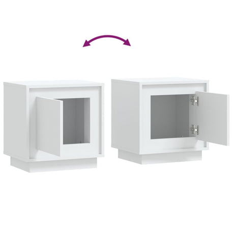 Bedside Cabinets 2 Pcs 44X35X45 Cm Engineered Wood