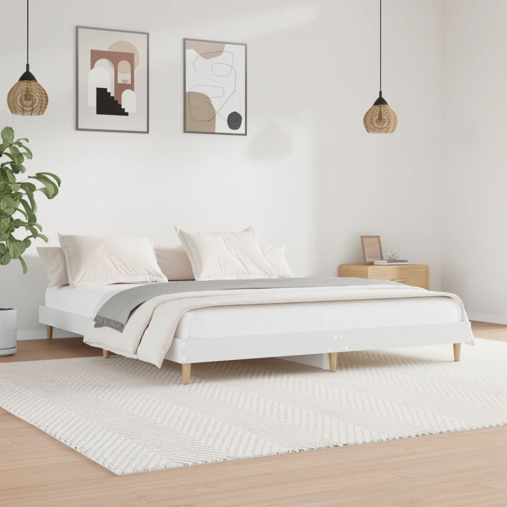 Bed Frame Without Mattress Engineered Wood